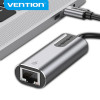Адаптер Vention USB-C to Gigabit Ethernet Adapter 0.15M Grey Aluminium Alloy Type (CFNHB) - зображення 4