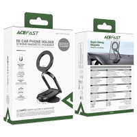 Автотримач для телефона ACEFAST D54 magnetic car holder for dashboard Black (Цвет Black) - фото № 2