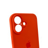 Чохол для смартфона Silicone Full Case AA Camera Protect for Apple iPhone 16 52,Orange (30790)- № 6
