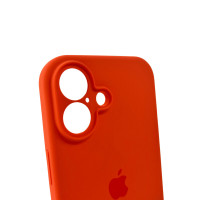 Чохол для смартфона Silicone Full Case AA Camera Protect for Apple iPhone 16 52,Orange (Колір 30790) - фото № 6