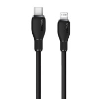 Кабель Baseus Pudding Series Fast Charging Cable Type-C to iP 20W 1.2m Cluster Black (Цвет Cluster Black) - фото № 3