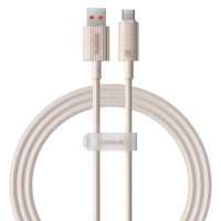 Кабель Baseus Habitat Series Fast Charging Cable USB to Type-C 100W 1m Wheat Pink (Колір Wheat Pink), Атикул k56940 |  купить на VILKI.NET - фото № 1