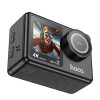 Екшн камера HOCO DV101 dual color screen sports camera Black (Black)- № 4