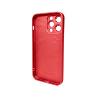 Чохол для смартфона AG Glass Matt Frame Color Logo for Apple iPhone 15 Pro Max Coke Red (Цвет Coke Red) - фото № 2