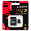 microSDXC (UHS-1 U3) Kingston Canvas React 256Gb class 10 (R100MB/s, W80MB/s) (adapter SD) - зображення 2