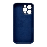 Чохол для смартфона Silicone Full Case AA Camera Protect for Apple iPhone 16 Pro 7,Dark Blue  - фото № 3