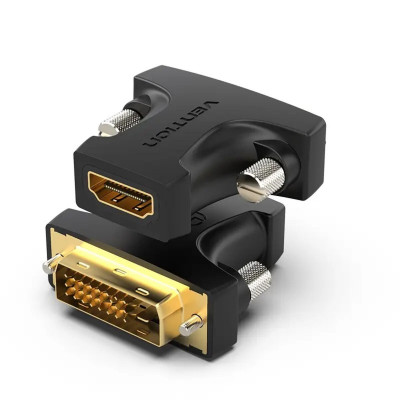 Адаптер Vention HDMI Female to DVI (24+1) Male Adapter Black (AILB0) - зображення 1