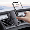 Автотримач для телефона з БЗП Baseus Wisdom Auto Alignment 15W Black (Черный)- № 6