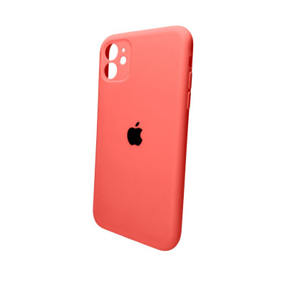 Чохол для смартфона Silicone Full Case AA Camera Protect for Apple iPhone 11 Pro Max кругл 18,Peach - изображение 1
