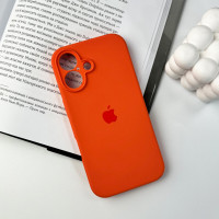 Чохол для смартфона Silicone Full Case AA Camera Protect for Apple iPhone 16 52,Orange (Колір 30790) - фото № 7