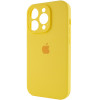 Чохол для смартфона Silicone Full Case AA Camera Protect for Apple iPhone 15 Pro 56,Sunny Yellow (FullAAi15P-56)