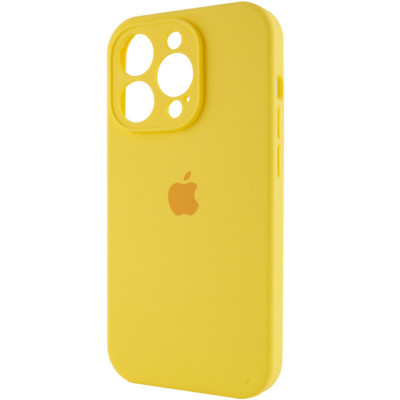 Чохол для смартфона Silicone Full Case AA Camera Protect for Apple iPhone 15 Pro 56,Sunny Yellow (FullAAi15P-56) - зображення 1