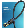 Мережевий кабель Vention Cat.8 SFTP Patch Cable 1M Black (IKABF) - № 6