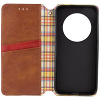 Чохол-книжка для смартфона Rubic Leather for Xiaomi Redmi A3 4G Brown (Колір Brown) - фото № 2