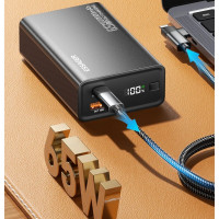 Зовнішній акумулятор ESSAGER EDY65-LD01-Z 20000 mAh 65W black (Колір Черный) - фото № 6