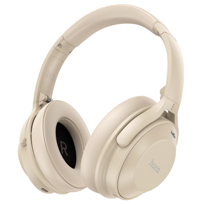 Навушники HOCO W37 Sound Active Noise Reduction BT headset Gold Champagne - зображення 1