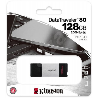 Flash Kingston USB 3.2 DT 80 128GB Type-C - зображення 3