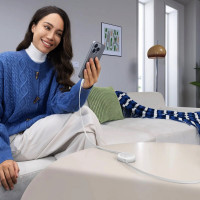 Кабель Baseus Free2Pull Mini Charging Cable USB-C to USB-C 60W 1m Moon White (Колір Moon White) - фото № 7