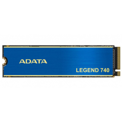 SSD M.2 ADATA LEGEND 740 500GB 2280 PCIe Gen3.0x4 3D NAND Read/Write: 2500/1700 MB/sec - зображення 1