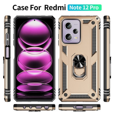 Чохол для смартфона Cosmic Robot Ring for Xiaomi Redmi Note 12 Pro 5G Gold (RobotXRN12P5GGold) - изображение 2