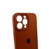 Чохол для смартфона Silicone Full Case AA Camera Protect for Apple iPhone 15 Pro Max 42,Saddle Brown (Saddle-Brown)- № 5