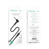 Аудіокабель BOROFONE BL10 AUX audio cable 1m Black (Черный)- № 4