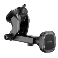 Автотримач для телефона BOROFONE BH97 NT Ice magnetic car holder(center console) (Колір Черный) - фото № 2