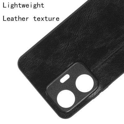 Чохол для смартфона Cosmiс Leather Case for Realme C55 Black (CoLeathRealC55Black) - зображення 4