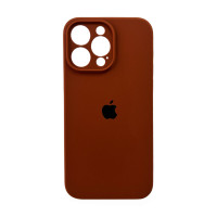 Чохол для смартфона Silicone Full Case AA Camera Protect for Apple iPhone 15 Pro Max 42,Saddle Brown