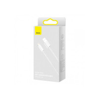 Кабель Baseus Dynamic Series Fast Charging Data Cable USB to iP 2.4A 1m White (Колір Белый) - фото № 3