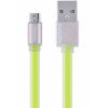 Кабель REMAX Colourful Cable MicroUSB 2.4A 1m Green