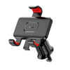 Тримач для мобільного HOCO H21 Dragon automatic clamp car holder(air outlet) Red Black - зображення 4