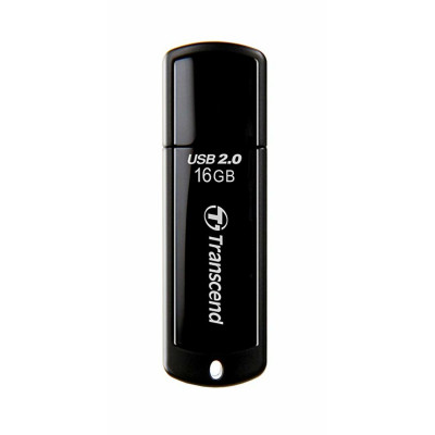 Flash Transcend USB 2.0 JetFlash 350 16Gb Black - изображение 1