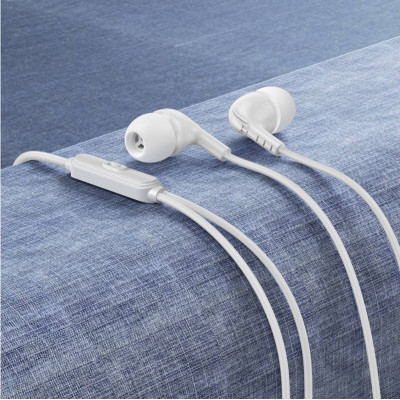 Навушники BOROFONE BM83 Craft universal earphones with mic White (BM83W) - изображение 4