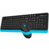 Комплект з  маніпулятора миші та клавіатури A4Tech FG1010 Blue - изображение 2