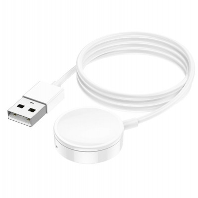 Кабель BOROFONE BD3 Ultra smart watch charging cable White (BD3cW) - зображення 2