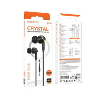 Навушники BOROFONE BM90 Miller universal earphones with microphone Black (Колір Black) - фото № 2