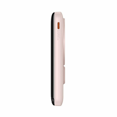 Зовнішній акумулятор Baseus Magnetic Bracket Wireless Fast Charge Power Bank 10000mAh 20W Pink - изображение 6