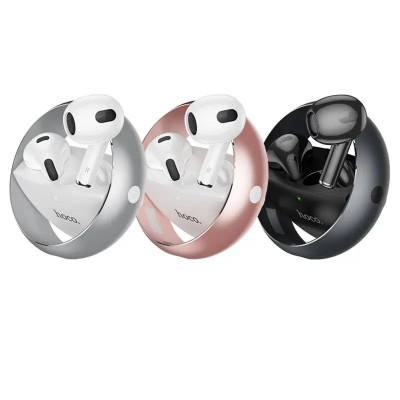 Навушники HOCO EW23 Canzone True Wireless BT headset Metal Gray - зображення 3
