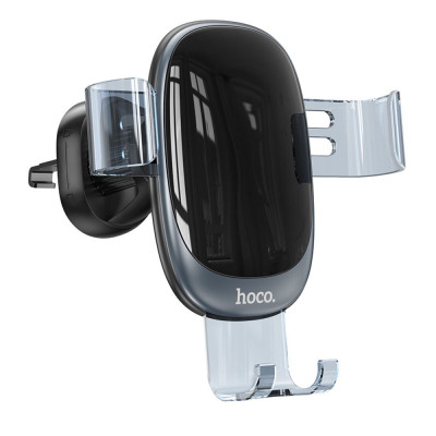 Тримач для мобільного HOCO H7 small gravity car holder(air outlet) Space Grey - зображення 1