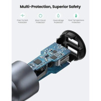 Автомобільний зарядний пристрій UGREEN CD213 Fast Car Charger (Dark Blue) (UGR-10144) (Цвет Dark Blue) - фото № 5
