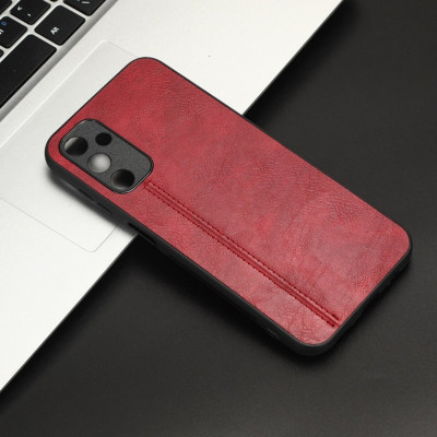 Чохол для смартфона Cosmiс Leather Case for Samsung Galaxy A24 4G Red (CoLeathSA24Red) - зображення 6