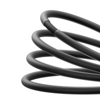 Кабель Baseus CoolPlay Series Fast Charging Cable USB to iP 2.4A 1m Black (Цвет 7073) - фото № 6
