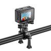 Екшн камера HOCO DV101 dual color screen sports camera Black (Black)- № 5