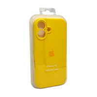 Чохол для смартфона Silicone Full Case AA Camera Protect for Apple iPhone 16 33,Canary Yellow (Колір Canary-Yellow) - фото № 2