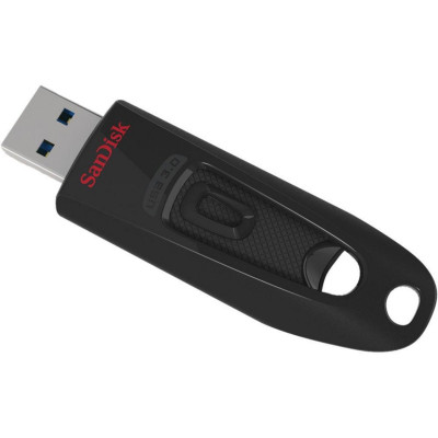 Flash SanDisk USB 3.0 Ultra 256Gb (130Mb/s) Black (SDCZ48-256G-U46) - изображение 1
