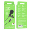 Мікрофон-петличка BOROFONE BFK11 Elegant lavalier microphone iP Black - изображение 8