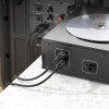 Аудiо-кабель BOROFONE BL13 2RCA red and white double lotus audio cable Black - зображення 6