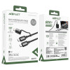 Кабель ACEFAST C20-01 USB-C to USB-C / Lightning aluminum alloy connectors charging data cable Black (7073)- № 5