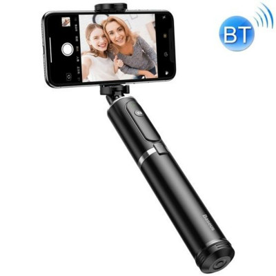 Селфі-монопод Baseus Fully Folding Selfie Stick Black+Silver - зображення 1
